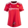 Officiële Voetbalshirt Manchester United Thuis 2021-22 - Dames